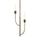 Kichler Hatton 2 Light Pendant Satin Bronze 52258SB