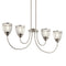 Kichler Voclain 4 Light Linear Chandelier Brushed Nickel 52273NI