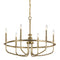 Kichler Capitol Hill 22" 6 Light Chandelier Classic Bronze 52304CLZ