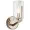 Kichler Nye 9.75" 1 Light Wall Sconce with Clear Glass Classic Pewter 52316CLP