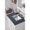 James Martin Bristol 30" Single Vanity Bright White with 3 cm Charcoal Soapstone Quartz Top 157-V30-BW-3CSP