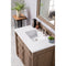 James Martin Bristol 36" Single Vanity Whitewashed Walnut with 3 cm Classic White Quartz Top 157-V36-WW-3CLW