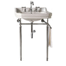 James Martin Wellington 24" Single Console Single Sink with Chrome Finish Stand 318-V24-CHR-CRM