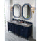 James Martin Brittany 72" Victory Blue Double Vanity with 3 cm Gray Expo Quartz Top 650-V72-VBL-3GEX