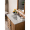 James Martin Providence 36" Single Vanity Cabinet Driftwood with 3 cm Eternal Jasmine Pearl Quartz Top 238-105-5511-3EJP