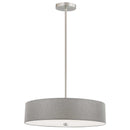 Dainolite 4 Light Incandescent Pendant Sc W/ Grey Shade 571-204P-SC-GRY