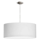 Dainolite 3 Light Pendant Satin Chrome Finish 572210-SC-WH