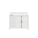 James Martin Providence 48" Single Vanity Cabinet Bright White 238-105-V48-BW