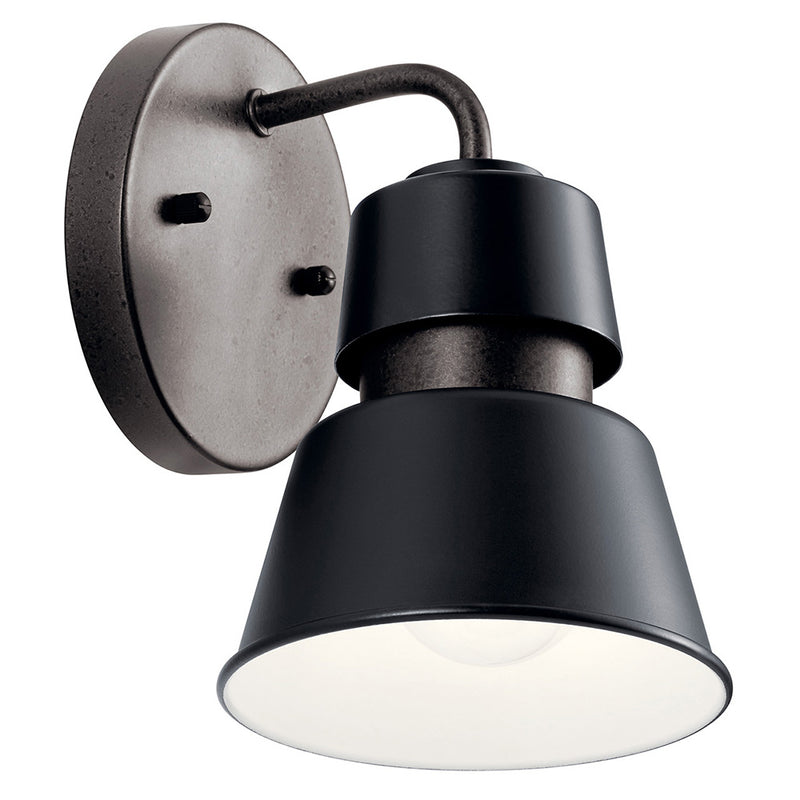 Kichler Lozano 8" 1 Light Wall Light Black 59000BK