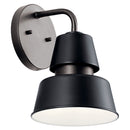 Kichler Lozano 9.75" 1 Light Wall Light Black 59001BK