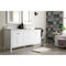 James Martin Palisades 72" Double Vanity Bright White with 3 cm Classic White Quartz Top 527-V72-BW-3CLW