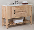 Bellaterra 48" Single Sink Vanity Solid Fir Natural 6004-48-NL-JW