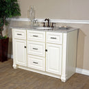 Bellaterra 50" Single Sink Vanity Antique White 605022