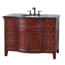 Bellaterra 48" Single Sink Vanity Wood Light Walnut 605115