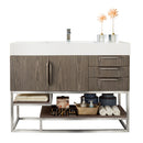 James Martin Columbia 48" Single Vanity Ash Gray 388-V48-AGR-BN