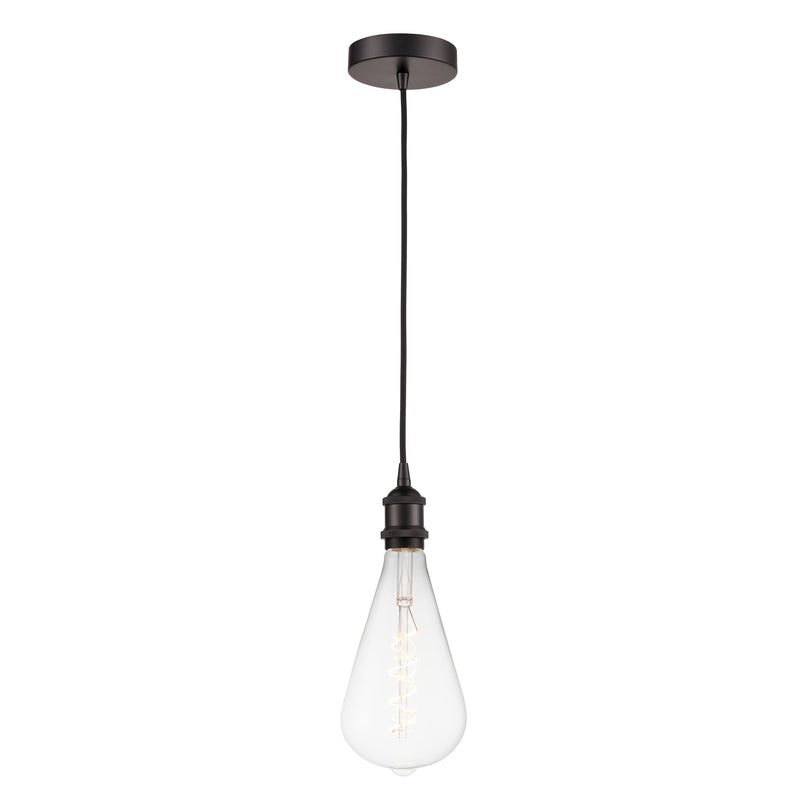 Edison Mini Pendant shown in the Oil Rubbed Bronze finish