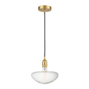 Edison Mini Pendant shown in the Satin Gold finish