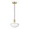 Edison Mini Pendant shown in the Satin Gold finish