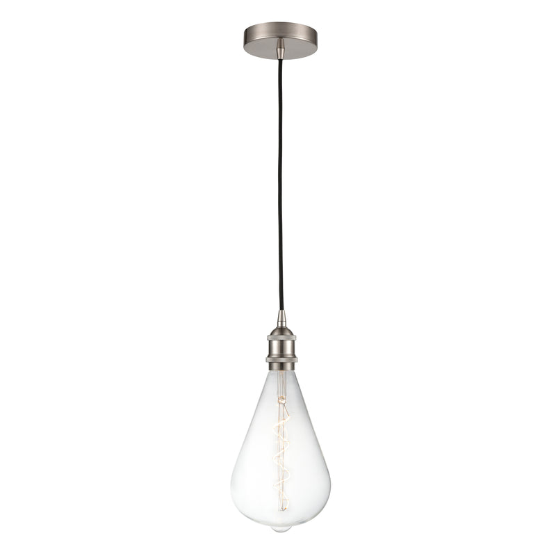 Edison Mini Pendant shown in the Brushed Satin Nickel finish