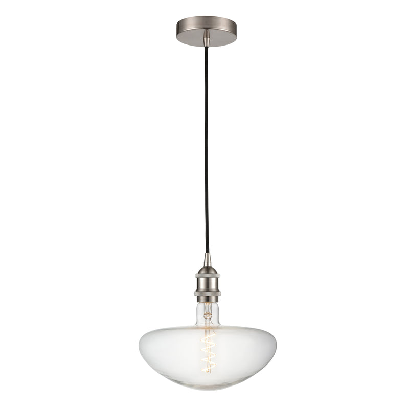 Edison Mini Pendant shown in the Brushed Satin Nickel finish