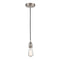 Edison Mini Pendant shown in the Satin Nickel finish