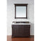 James Martin Brookfield 48" Burnished Mahogany Single Vanity with 3 cm Classic White Quartz Top 147-114-5266-3CLW