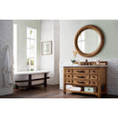 James Martin Malibu 48" Honey Alder Single Vanity with 3 cm Carrara Marble Top 500-V48-HON-3CAR