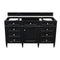 James Martin Brittany 60" Single Vanity Black Onyx 650-V60S-BKO