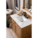 James Martin Savannah 36" Driftwood Single Vanity with 3 cm Carrara Marble Top 238-104-5511-3CAR