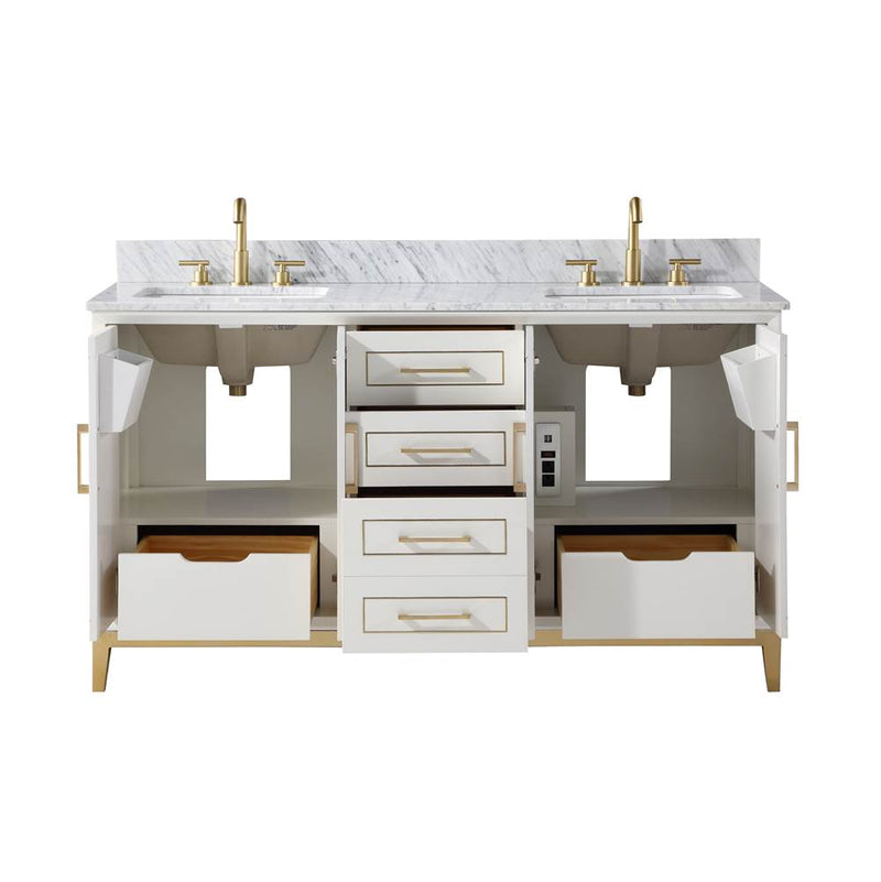 Bemma Gracie 60" Double Bathroom Vanity Set