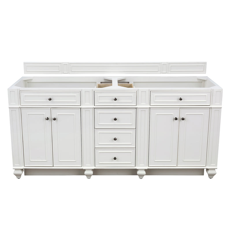 James Martin Bristol 72" Double Vanity Bright White 157-V72-BW