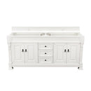 James Martin Brookfield 72" Bright White Double Vanity 147-V72-BW