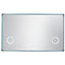 James Martin Columbia 72" Double Vanity Ash Gray Radiant Gold with Glossy White Composite Top 388-V72D-AGR-RG-GW