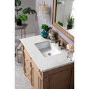 James Martin Bristol 36" Single Vanity Whitewashed Walnut with 3 cm Eternal Jasmine Pearl Quartz Top 157-V36-WW-3EJP