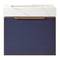 Alicante 24" Single Sink Bath Vanity in Blue with White Sintered Stone Top and Mirror