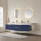 Vinnova Design Alicante 84" Double Sink Bath Vanity with White Sintered Stone Top