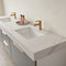 Vinnova Design Alicante 84" Double Sink Bath Vanity with White Sintered Stone Top