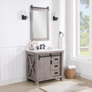 Cortes 36" Single Sink Bath Vanity with White Composite Countertop