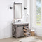 Cortes 36" Single Sink Bath Vanity with White Composite Countertop