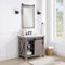 Cortes 36" Single Sink Bath Vanity with White Composite Countertop