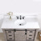 Cortes 48" Single Sink Bath Vanity with White Composite Countertop