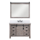 Cortes 48" Single Sink Bath Vanity with White Composite Countertop