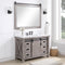 Cortes 48" Single Sink Bath Vanity with White Composite Countertop