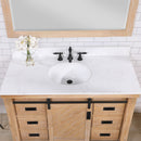 Cortes 48" Single Sink Bath Vanity with White Composite Countertop