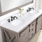 Cortes 72" Double Sink Bath Vanity with White Composite Countertop