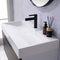 Vinnova Design Vegadeo 36" Single Sink Bath Vanity in Grey with White One-Piece Composite Stone Sink Top and Mirror