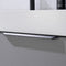 Vinnova Design Vegadeo 48" Single Sink Bath Vanity in Grey with White One-Piece Composite Stone Sink Top and Mirror