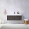 Vinnova Design Vegadeo 48" Single Sink Bath Vanity in Grey with White One-Piece Composite Stone Sink Top and Mirror