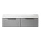 Vinnova Design Vegadeo 60" Double Sink Bath Vanity with White One-Piece Composite Stone Sink Top