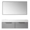 Vinnova Design Vegadeo 60" Double Sink Bath Vanity with White One-Piece Composite Stone Sink Top